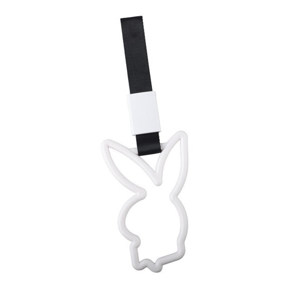 Automotive Bumper Racing Tow Strap Rabbits Shaped Pull Rings Decoration For Interior And Exterior Use