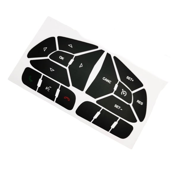 Automotive Button Cover Stickers Decals High Adhesion PVC Materials For Controls Scratch Proof