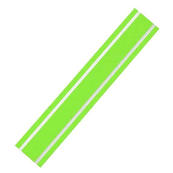 Automotive Car Hood Decal Sticker, Striped Design, Personalized Vehicle Exterior, Body Modification Accessory Decoration Green