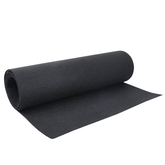 Automotive Carpet & Flooring Stain Resistant, Tear Resistance, 24" x 78", Black