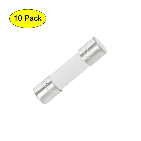 Automotive Cartridge Fuse 4A 250V 5x20mm Slow Blow Replacement for Car Stereo Audio Alarm Amplifier Ceramic 10pcs