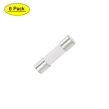 10-Pack 6x30mm 3A 250V Slow-Blow Glass Fuses