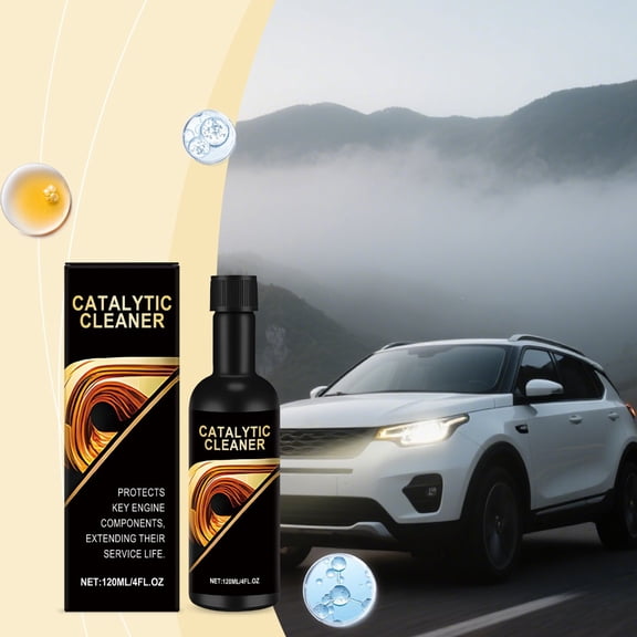 Automotive Catalytic Cleaner, Engine Carbon Cleaning Solution, Fuel Saver & Exhaust Purifier, Long Lasting Engine Protection for All Gas Car