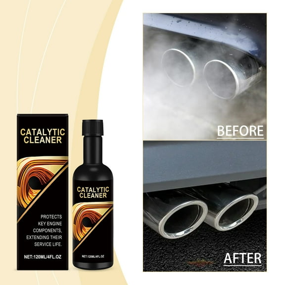 Automotive Catalytic Engine Interior Cleaner 120ml | Carbon Deposit Remover | Restores Performance & Efficiency | Reduces Emissions | Extends Converter Life | High Mileage Formula