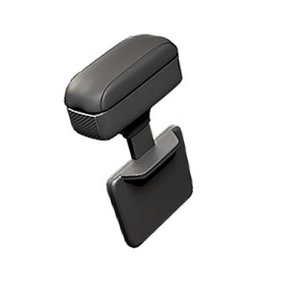 Automotive Center Console With Height Armrest Support Memory And Slip Storage Compartments