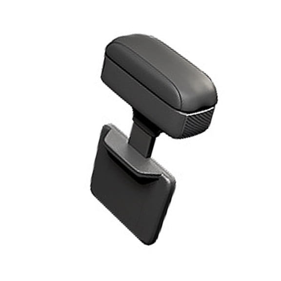 Automotive Center Console With Height Armrest Support Memory And Slip Storage Compartments