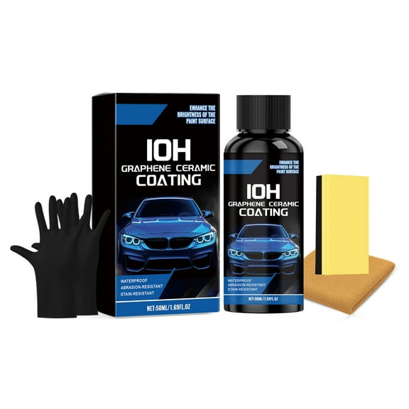 Automotive Ceramic Coating Set Car Care With Gentle Cleaning, Polishing Action And Plastic Tools For Vehicle Refurbishing And Maintenance 6X4X2In 0.5Lb