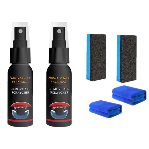 Automotive Ceramic Coating Spray Liquid Car Polish Wax Repair Fluid 1.0 Fluid Ounce 2 Sets