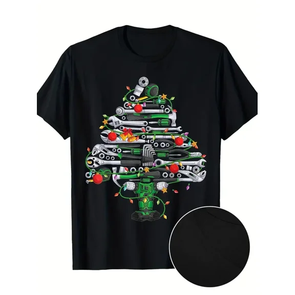 Automotive Christmas Tree Mechanic Tools Wrenches Holiday Unisex T-Shirt up to size 5XL