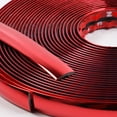 thumbnail image 1 of Automotive Chrome Trim Molding Body Side Universal Decorative Strip, Red 3/4" Width 25FT, 1 of 5