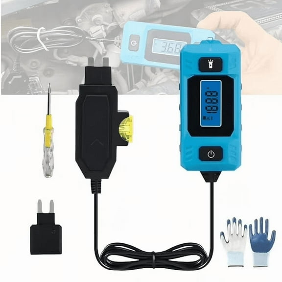 Automotive Circuit Fault Probe Tester, Automotive Current Tester with Precise Measurement, Car Fuse Curreng Test Tool with Display, for Fault Finding on Car or Vehicle Eleclrical Cireuit 1PC