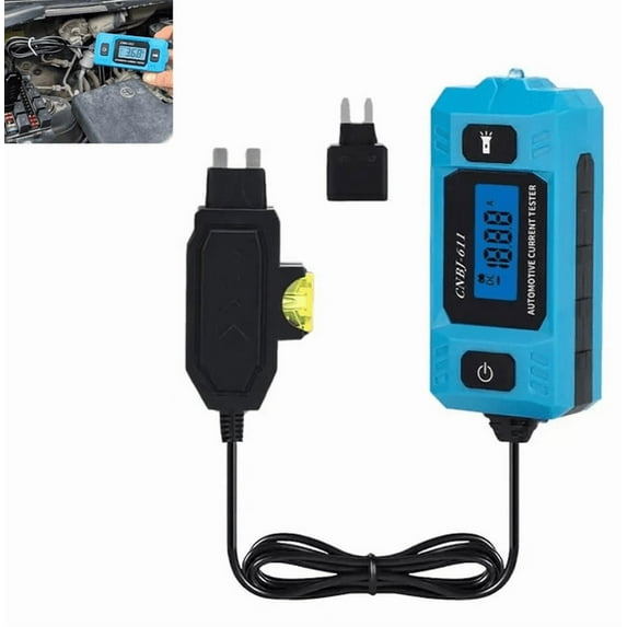 Automotive Circuit Fault Probe Tester, Portable High-Precision 20a 48v Car Circuit Probe Tester with Led Display & Front Lighting, Water Proof Car Relay Fuse Blade Checker for Various Vehicles 1PC