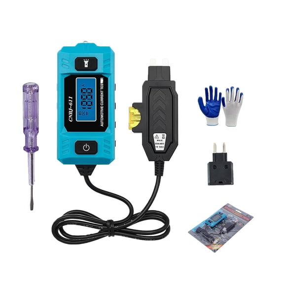 Automotive Circuit Fault Probe Tester, Portable High Precision Automotive Current Tester, Automotive Circuit Probe Tester, 2048 with Display and Illumination Line Trace Tracker, Automotive Open Circu