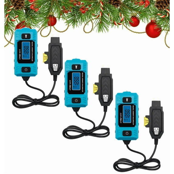 Automotive Circuit Fault Probe Tester, Portable High-Precision Current Tester, Short Finder with LED Display and Lighting, 2-in-1 Wire Tracer Electrical, Car Relay Tester 3PC