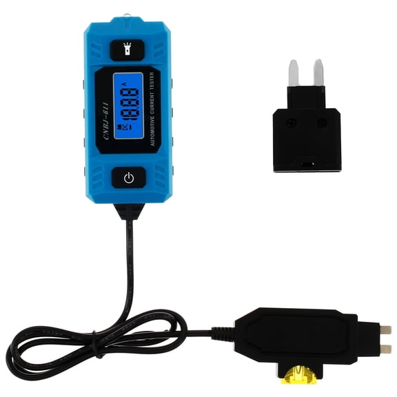 Automotive Circuit Tester 48V Digital Display Current Tester Probe Automotive Diagnostic Tool (blue )