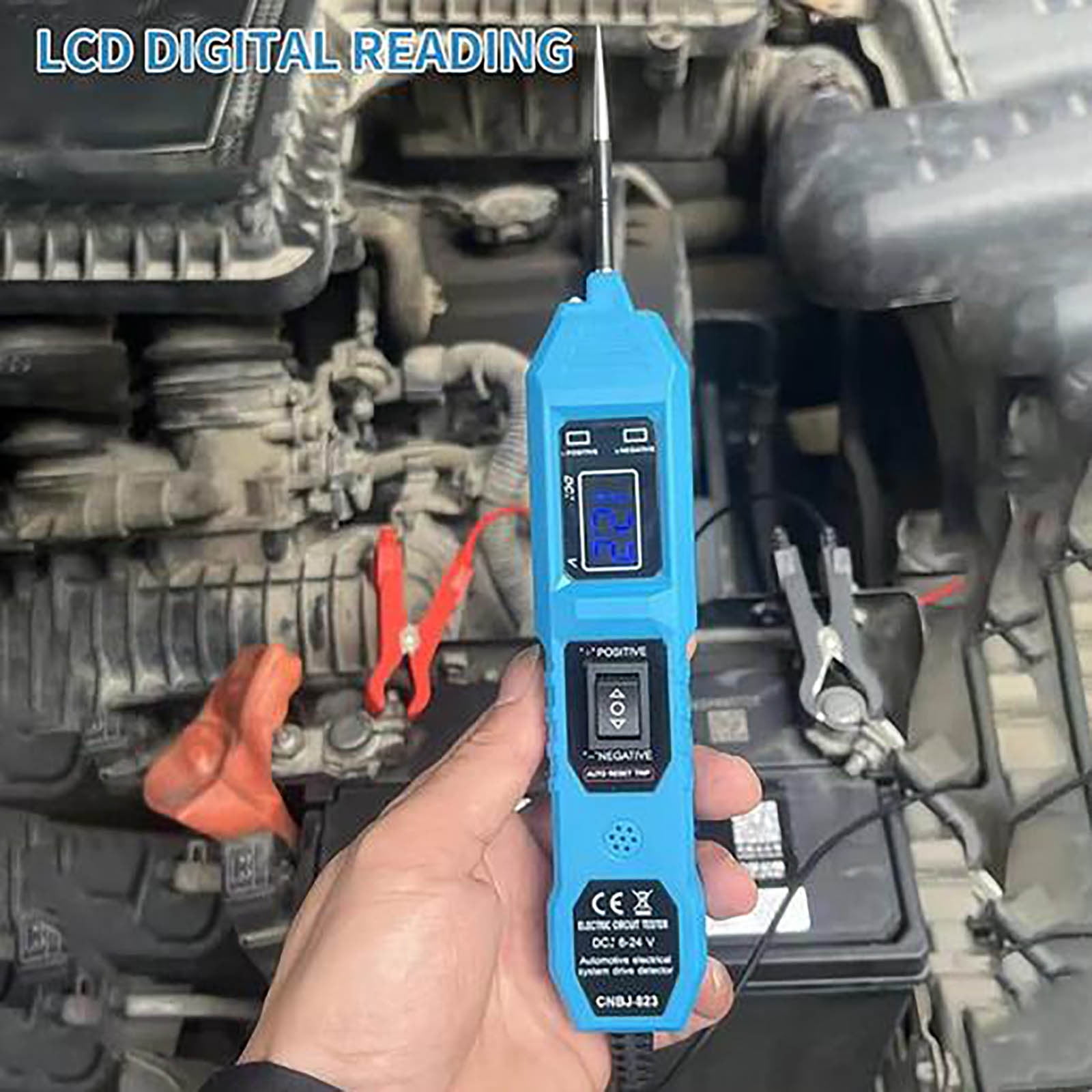 Testeur De Circuit Automobile EM285 - 6-24V - Pour Diagnostiquer L'Électricité - Neuf