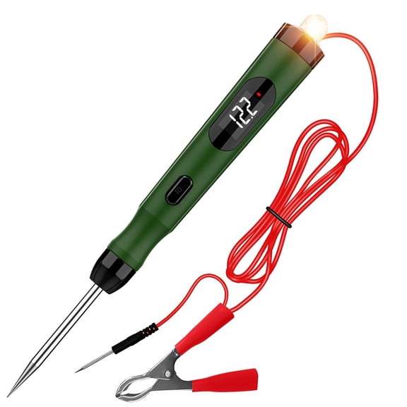 Automotive Circuit Tester P50 Digital LED Display Real-Time Voltage 5V 30V Quick Positive Negative Polarity Detection Three Modes ABS Ignition Circuit Detection