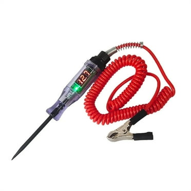 Automotive Circuit Tester with Digital Display and 1.2m Spring Cable Supports 624V Testing for Various Vehicles Portable and Easy to Use