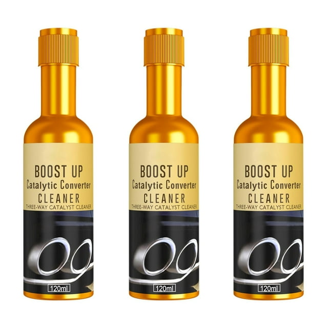 Automotive Cleaning Agent Carburetor Throttle Engine Disassembly Cleaning Exhaust Gas Removal Carbon Deposition Automotive Gasoline Additive 120ml(3PCS)