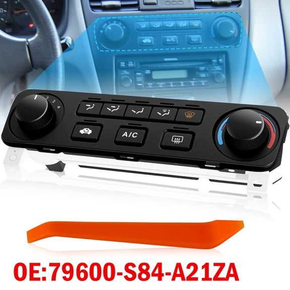 Automotive Climate Control Unit 79600 S84 A21ZA Vehicle Heating Control Assembly Vehicle Accessories for 2001-2002 Honda Accord