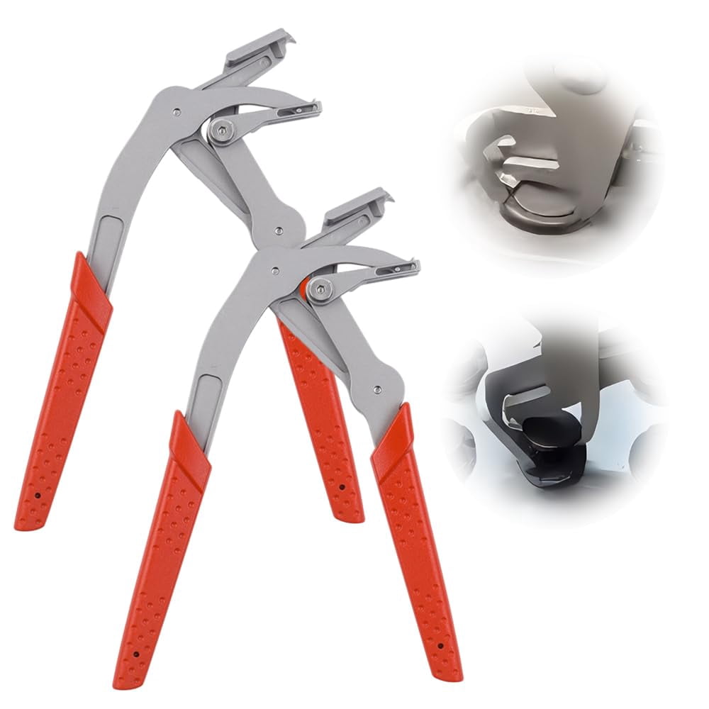 Automotive Clip Removal Tool & Trim Removal Pliers, Multi-Functional Heavy Duty Car Fastener Remover for Door Panels, Trim Clips, Rivets & Interior Panels