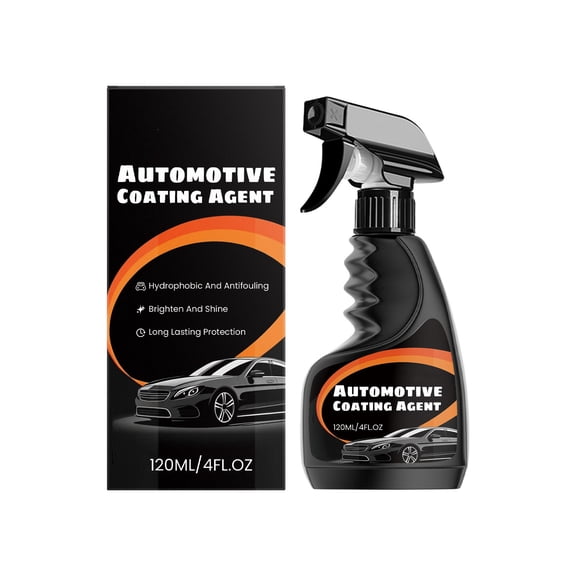 Automotive Coating Agent Car Paint Sealant Spray Hydrophobic -Dirt Car Wax Coating Long Lasting Gloss Shine Protection Spray 120Ml
