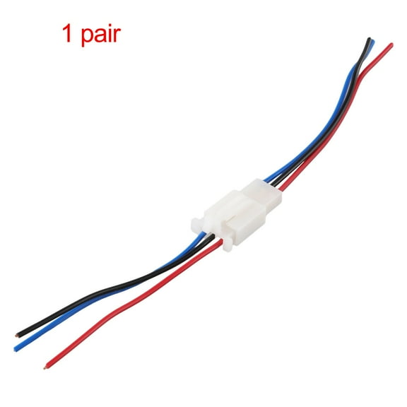 Automotive Connector Car Motorcycle Electrical Plug Socket Kit 2/3/4 Pin Way 3P