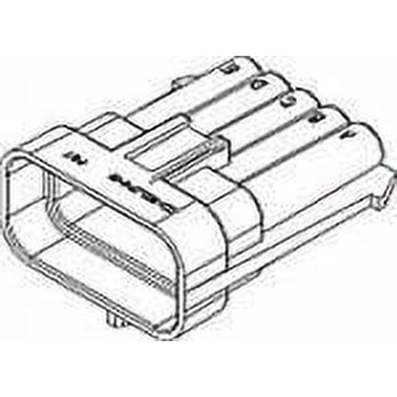 Automotive Connectors 10P MALE BLACK 150 SERIES 14 AMPS (1 piece)