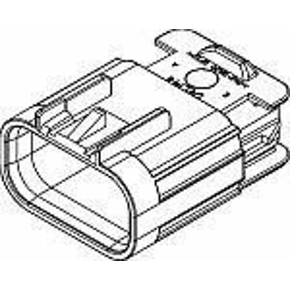 Automotive Connectors 10P MALE BLK CON ASY 150 SERIES 15 AMPS (1 piece)