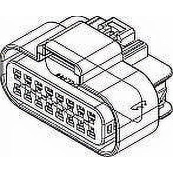 Automotive Connectors 16P FMALE BLK CN ASY 150 SERIES 15 AMPS (5 pieces)