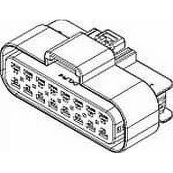 Automotive Connectors 16P FML BLK CON ASY 280 SERIES 25 AMPS (1 piece)