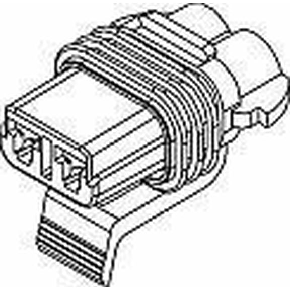Automotive Connectors 2P FM BLK CON ASSY 280 SERIES 30 AMPS (50 pieces)