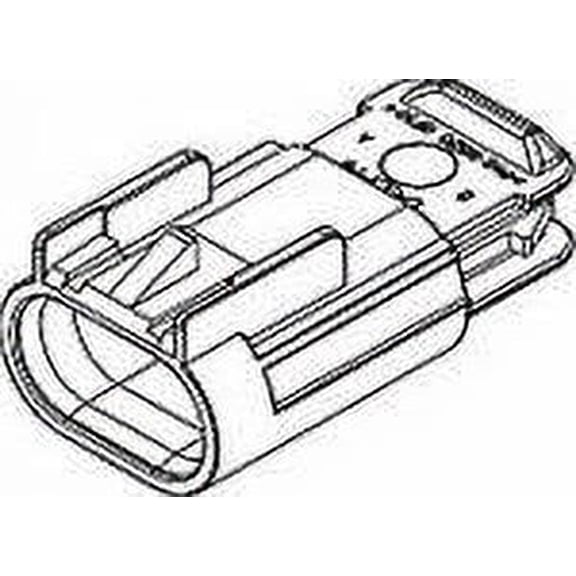 Automotive Connectors 2P M BLK CONN ASSY GT 280 SERIES 25AMPS (5 pieces)