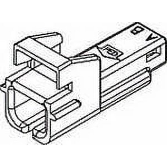 Automotive Connectors 2P MALE BLACK 150 SERIES 14 AMPS (5 pieces)
