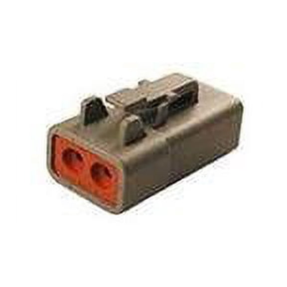Automotive Connectors 2P SZ 12 GREY PLUG (5 pieces)