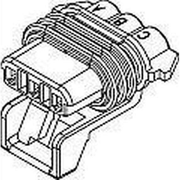 Automotive Connectors 3P FM BLACK CON ASSY 150 SERIES 14 AMPS (50 pieces)