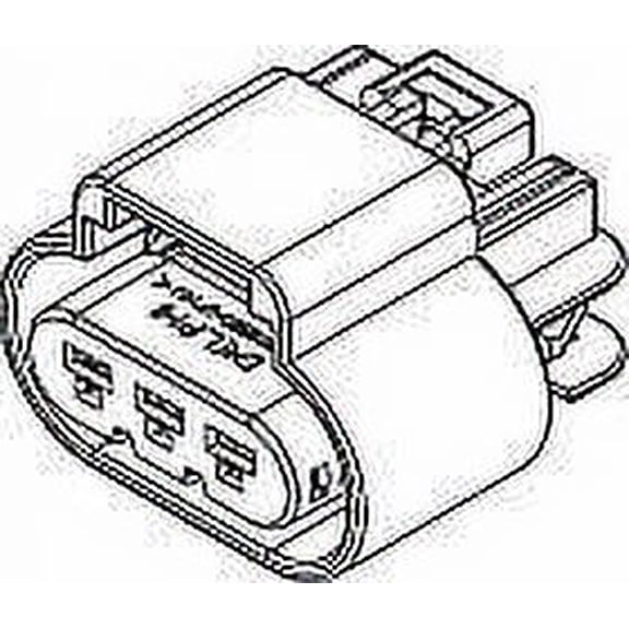 Automotive Connectors 3P FM BLK CONN ASSY GT 280 SERIES 25AMPS (10 pieces)