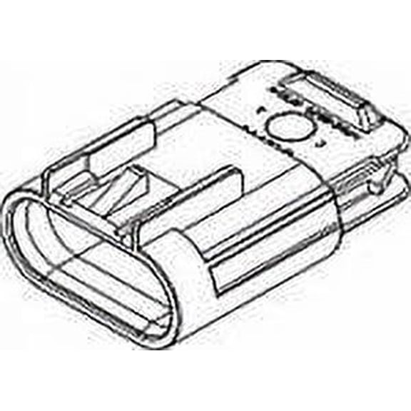 Automotive Connectors 3P M BLK CONN ASSY GT 280 SERIES 25AMPS (5 pieces)