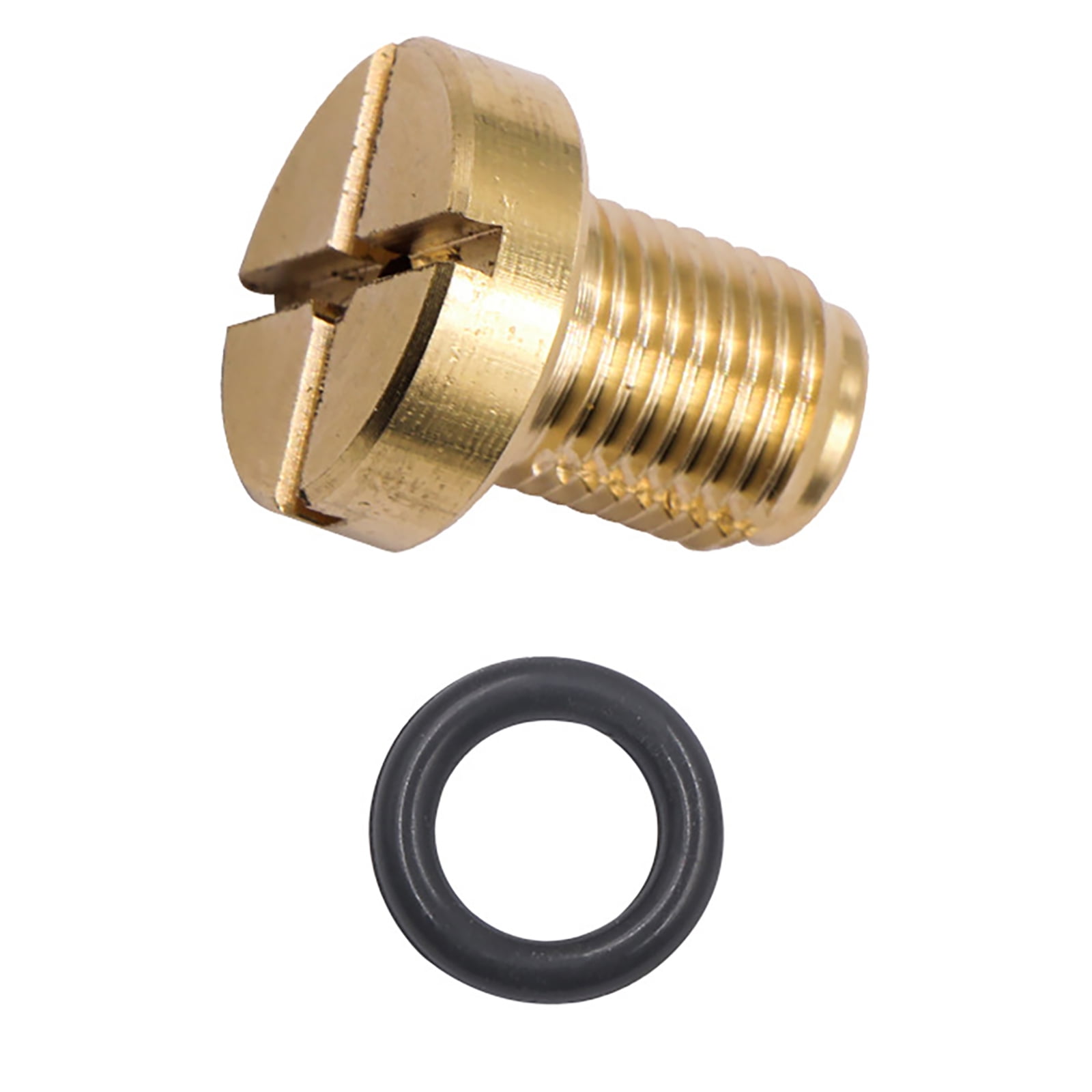 Automotive Coolant Exhaust Fittings Gold Expansion Tank Bleed Screw for