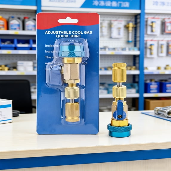 Automotive Core Removal Tool 2 In 1 AC Valve Core Remover Installer Durable Alloy High Torque Fast Repair Tool Precision Maintenance Kit, for Car Truck Motorcycle Workshop Use