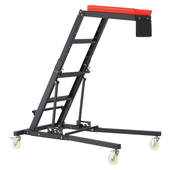 Automotive Creeper, Engine Creeper 42.5-64.8 Inch, 400 LBS Capacity, Adjustable Height, 4 Swivel Wheels, Padded Deck for Garage & Workshop