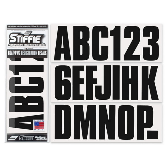 Automotive Decals and Stickers Waterproof Black