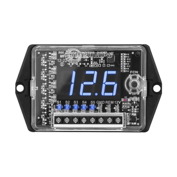 Automotive Digital Voltimeter, Black