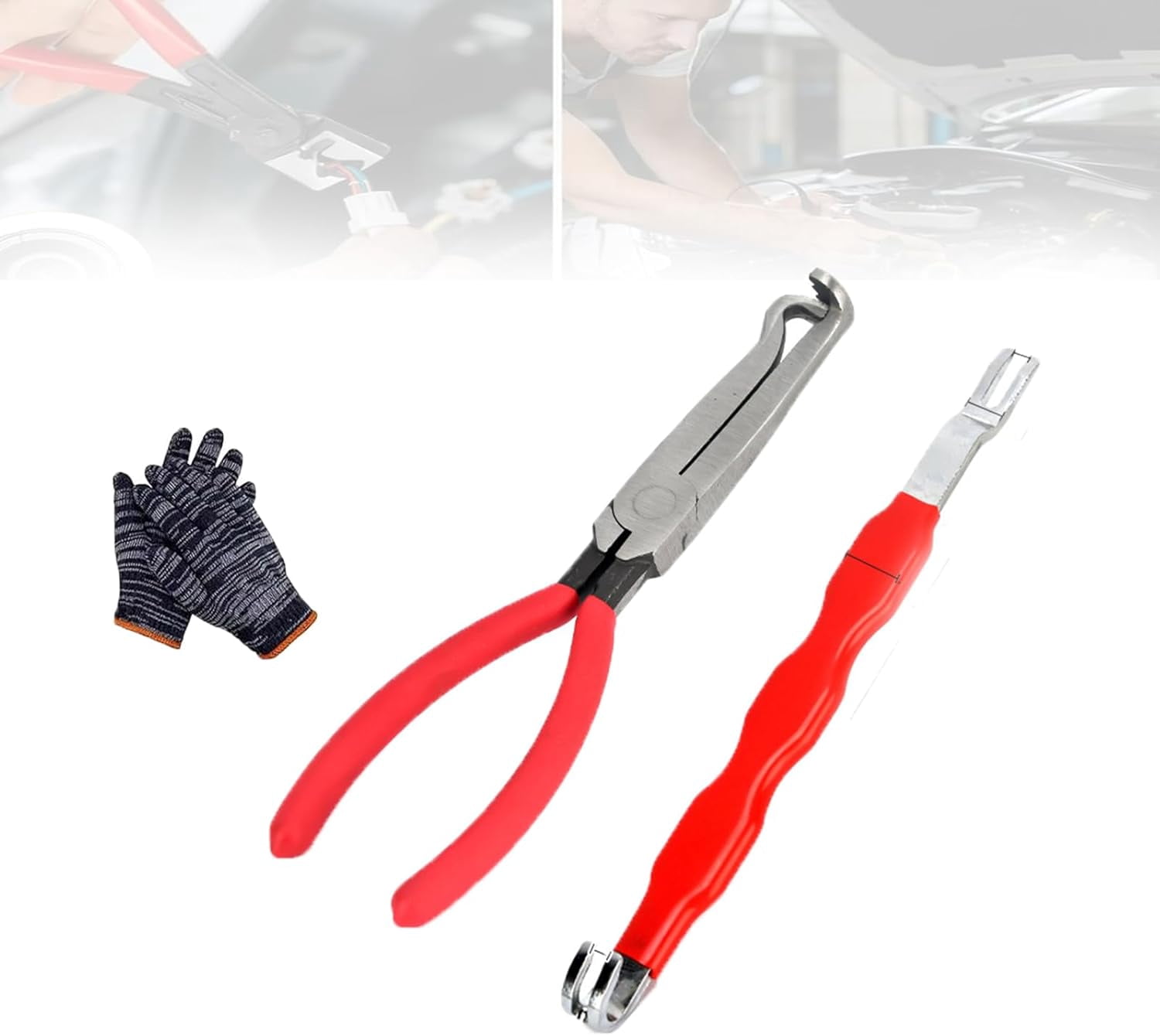 Automotive Disconnect Pliers Set 3Pcs for Fuel Line Hose Clamp2pc*a ...
