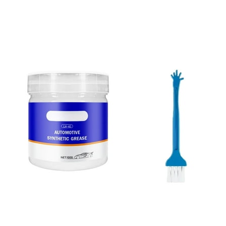 Automotive Door Grease Lubricant For Sunroof Chain Maintenance 100Ml Synthetic Lubricating Grease With Brush Included For Car Door Tracks Sliding Parts