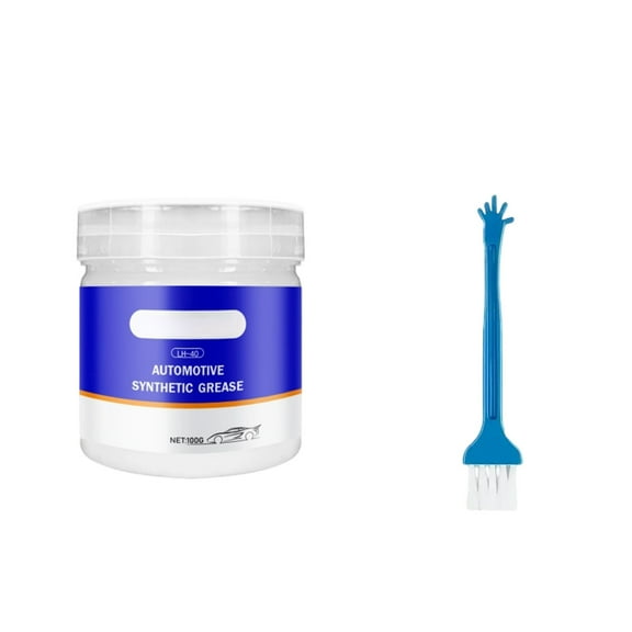 Automotive Door Grease Lubricant For Sunroof Chain Maintenance 100Ml Synthetic Lubricating Grease With Brush Included For Car Door Tracks Sliding Parts