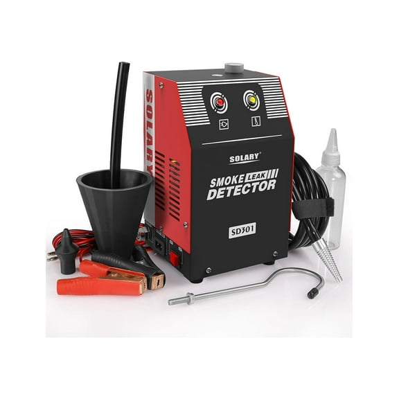 Solary Automotive EVAP Smoke Machine Tester - 12V DC Smoke Leak Detector for Pipe System with Built-in Air Pump