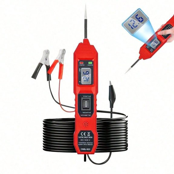 Automotive Electric Circuit Tester Car Electrical System Tester Automobile Circuit Tester With Power Switch Vehicle Diagnostic