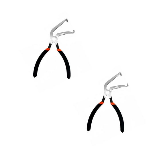 Automotive Electrical Disconnect Pliers (60° Angle) - Specialized Disconnect Tool for Push-Tab Style Plugs, Injectors & Hose Clips - Durable Car Repair Tool for Mechanics & DIY Enthusiasts