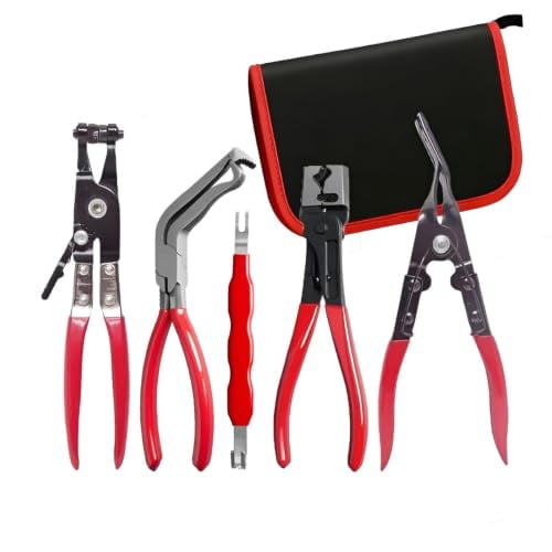 Automotive Electrical Disconnect Pliers Kit, Electrical Connector Removal Tool for Wire Harness, Sensor Plug, and Trim Clip Removal